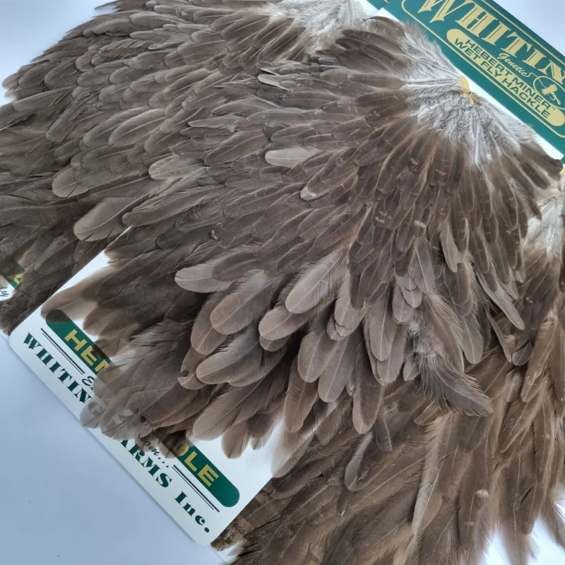 Whiting Hebert Miner Hen Saddle in Dark Brown Dun-2